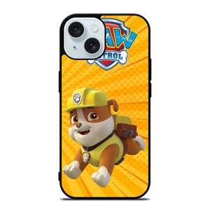 RUBBLE PAW PATROL iPhone 15 Case RUBBLE PAW PATROL iPhone 15 Case