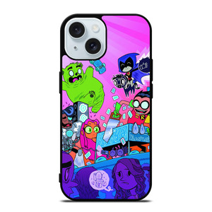 TEEN TITANS ART CARTOON iPhone 15 Case