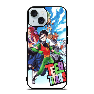 TEEN TITANS ART iPhone 15 Case TEEN TITANS ART iPhone 15 Case
