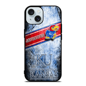 UNIVERSITY OF KANSAS JAYHAWKS LOGO iPhone 15 Case UNIVERSITY OF KANSAS JAYHAWKS LOGO iPhone 15 Case