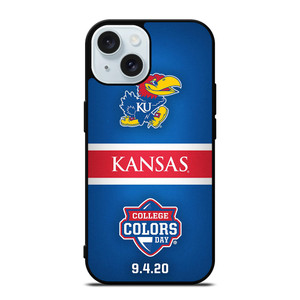 UNIVERSITY OF KANSAS JAYHAWKS iPhone 15 Case UNIVERSITY OF KANSAS JAYHAWKS iPhone 15 Case