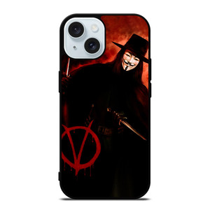 V FOR VENDETTA LOGO iPhone 15 Case