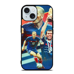 ZINEDINE ZIDANE LEGEND FOOTBALL iPhone 15 Case