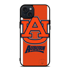 AUBURN TIGERS FOOTBALL LOGO iPhone 15 Plus Case AUBURN TIGERS FOOTBALL LOGO iPhone 15 Plus Case