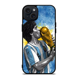 DIEGO MARADONA CHAMPIONS iPhone 15 Plus Case DIEGO MARADONA CHAMPIONS iPhone 15 Plus Case