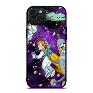 FUTURAMA BENDER LILA iPhone 15 Plus Case FUTURAMA BENDER LILA iPhone 15 Plus Case