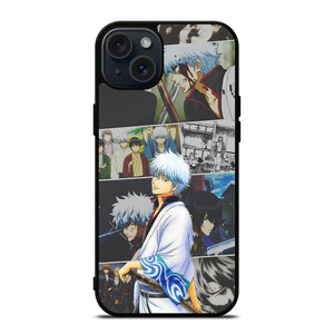 GINTAMA SAKATA GINTOKI COLLAGE iPhone 15 Plus Case GINTAMA SAKATA GINTOKI COLLAGE iPhone 15 Plus Case