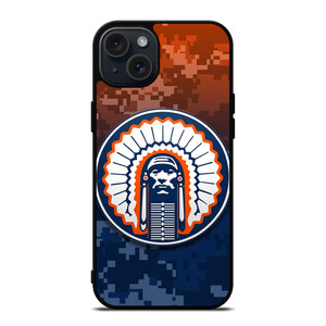 ILLINOIS FIGHTING LOGO iPhone 15 Plus Case