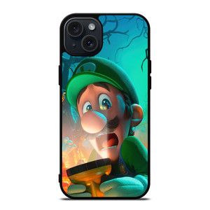 LUIGI THE SUPER MARIO BROS SCARY iPhone 15 Plus Case LUIGI THE SUPER MARIO BROS SCARY iPhone 15 Plus Case