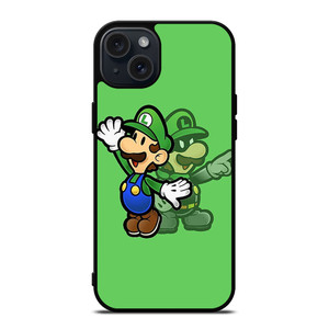 LUIGI THE SUPER MARIO BROS iPhone 15 Plus Case