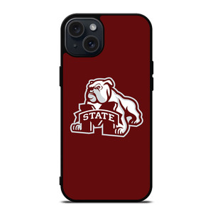 MISSISSIPPI STATE UNIVERSITY BULLDOGS LOGO iPhone 15 Plus Case