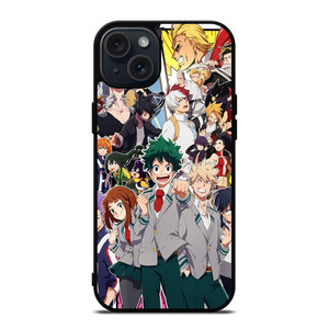 MY HERO ACADEMIA ANIME CHARACTERS iPhone 15 Plus Case