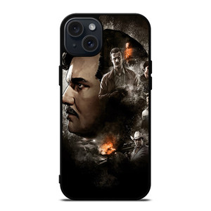 NARCOS CHARACTERS PABLO ESCOBAR iPhone 15 Plus Case NARCOS CHARACTERS PABLO ESCOBAR iPhone 15 Plus Case