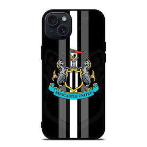 NEWCASTLE UNITED FC LOGO iPhone 15 Plus Case