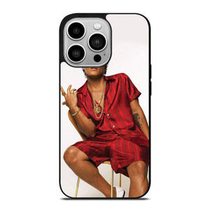 BRUNO MARS RED iPhone 14 Pro Case