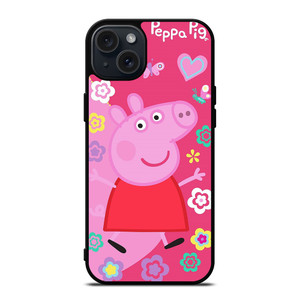PEPPA PIG CUTE iPhone 15 Plus Case PEPPA PIG CUTE iPhone 15 Plus Case