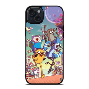 REGULAR SHOW CHARACTERS ART iPhone 15 Plus Case