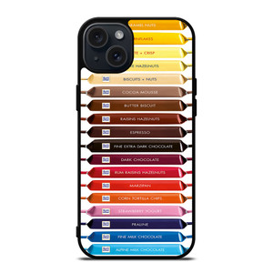 RITTER SPORT CHOCOLATE LIST iPhone 15 Plus Case RITTER SPORT CHOCOLATE LIST iPhone 15 Plus Case