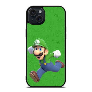 RUNNING LUIGI SUPER MARIO BROS iPhone 15 Plus Case