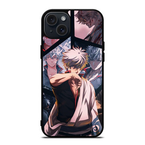 SAKATA GINTOKI GINTAMA COLLAGE iPhone 15 Plus Case SAKATA GINTOKI GINTAMA COLLAGE iPhone 15 Plus Case