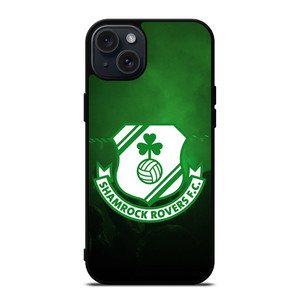 SHAMROCK ROVERS FC LOGO iPhone 15 Plus Case SHAMROCK ROVERS FC LOGO iPhone 15 Plus Case