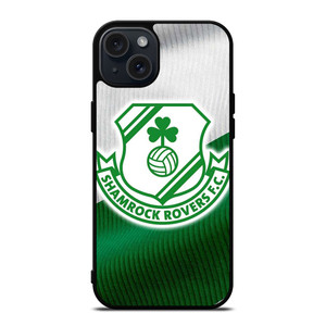 SHAMROCK ROVERS FOOTBALL CLUB LOGO iPhone 15 Plus Case