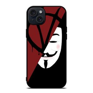 V FOR VENDETTA LOGO 2 iPhone 15 Plus Case V FOR VENDETTA LOGO 2 iPhone 15 Plus Case
