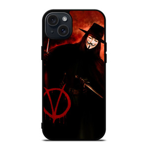 V FOR VENDETTA LOGO iPhone 15 Plus Case