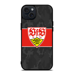 VFB STUTTGART LOGO CAMO iPhone 15 Plus Case VFB STUTTGART LOGO CAMO iPhone 15 Plus Case