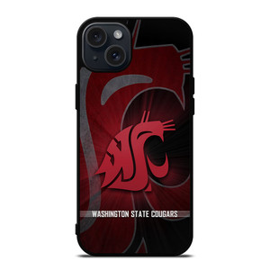 WASHINGTON STATE COUGARS LOGO iPhone 15 Plus Case
