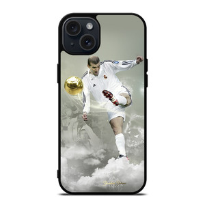 ZINEDINE ZIDANE FOOTBALL ICON iPhone 15 Plus Case ZINEDINE ZIDANE FOOTBALL ICON iPhone 15 Plus Case