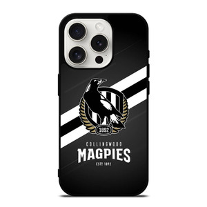 COLLINGWOOD MAGPIES LOGO AFL iPhone 15 Pro Case COLLINGWOOD MAGPIES LOGO AFL iPhone 15 Pro Case