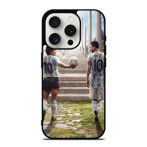 DIEGO MARADONA AND LIONEL MESSI iPhone 15 Pro Case DIEGO MARADONA AND LIONEL MESSI iPhone 15 Pro Case