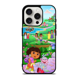 DORA THE EXPLORER CHARACTERS iPhone 15 Pro Case DORA THE EXPLORER CHARACTERS iPhone 15 Pro Case