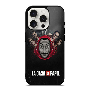 LA CASA DE PAPEL MONEY HEIST ART iPhone 15 Pro Case LA CASA DE PAPEL MONEY HEIST ART iPhone 15 Pro Case