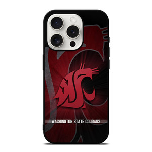 WASHINGTON STATE COUGARS LOGO iPhone 15 Pro Case
