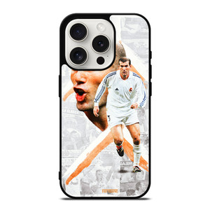 ZINEDINE ZIDANE LEGEND REAL MADRID iPhone 15 Pro Case ZINEDINE ZIDANE LEGEND REAL MADRID iPhone 15 Pro Case