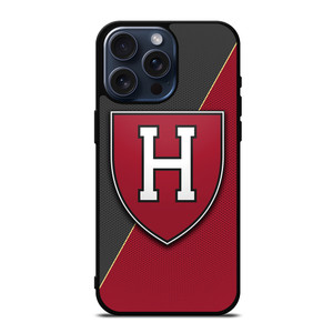 HARVARD CRIMSON FOOTBALL LOGO iPhone 15 Pro Max Case