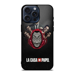 LA CASA DE PAPEL MONEY HEIST ART iPhone 15 Pro Max Case