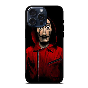 LA CASA DE PAPEL MONEY HEIST MASK iPhone 15 Pro Max Case