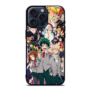 MY HERO ACADEMIA ANIME CHARACTERS iPhone 15 Pro Max Case MY HERO ACADEMIA ANIME CHARACTERS iPhone 15 Pro Max Case