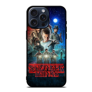STRANGER THINGS CHARACTERS MOVIE iPhone 15 Pro Max Case STRANGER THINGS CHARACTERS MOVIE iPhone 15 Pro Max Case