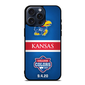 UNIVERSITY OF KANSAS JAYHAWKS iPhone 15 Pro Max Case UNIVERSITY OF KANSAS JAYHAWKS iPhone 15 Pro Max Case