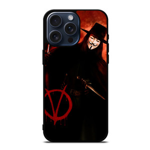V FOR VENDETTA LOGO iPhone 15 Pro Max Case V FOR VENDETTA LOGO iPhone 15 Pro Max Case