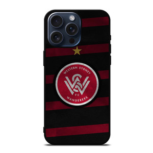 WESTERN SYDNEY WANDERERS FC iPhone 15 Pro Max Case WESTERN SYDNEY WANDERERS FC iPhone 15 Pro Max Case