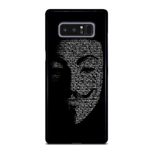 V FOR VENDETTA MASK Samsung Galaxy Note 8 Case