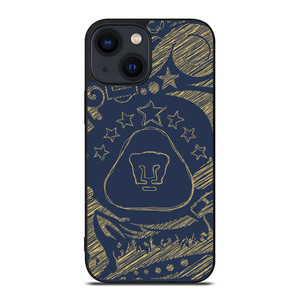PUMAS UNAM ART LOGO iPhone 14 Plus Case PUMAS UNAM ART LOGO iPhone 14 Plus Case