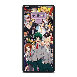 MY HERO ACADEMIA ANIME CHARACTERS Samsung Galaxy Note 9 Case MY HERO ACADEMIA ANIME CHARACTERS Samsung Galaxy Note 9 Case