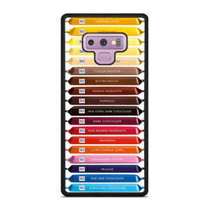 RITTER SPORT CHOCOLATE LIST Samsung Galaxy Note 9 Case