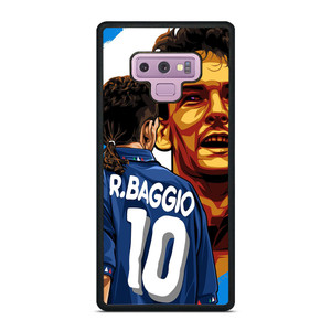 ROBERTO BAGGIO LEGEND ITALY ART Samsung Galaxy Note 9 Case